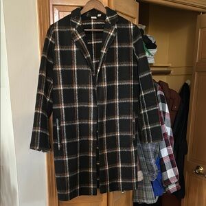Plaid Long Coat